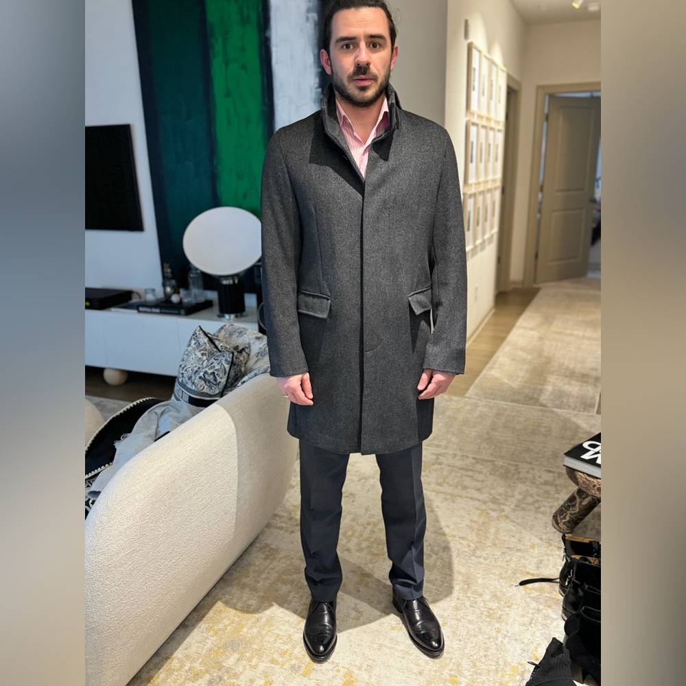 Theory coat/overcoat Men's gray
